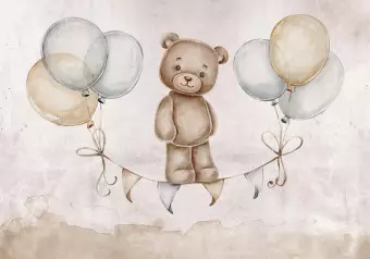Wall Mural Acrobat Teddy Bear Wallpaper Cropper