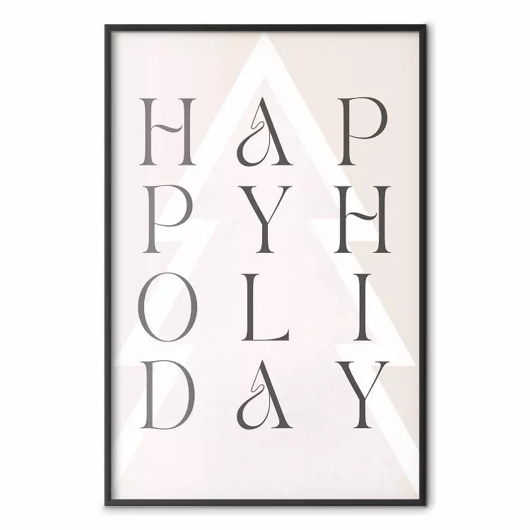Best Wishes - Decorative Inscription on a Geometric Background