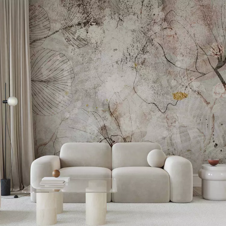 Floristic Fresco - Natural Plants as a Wall Decoration