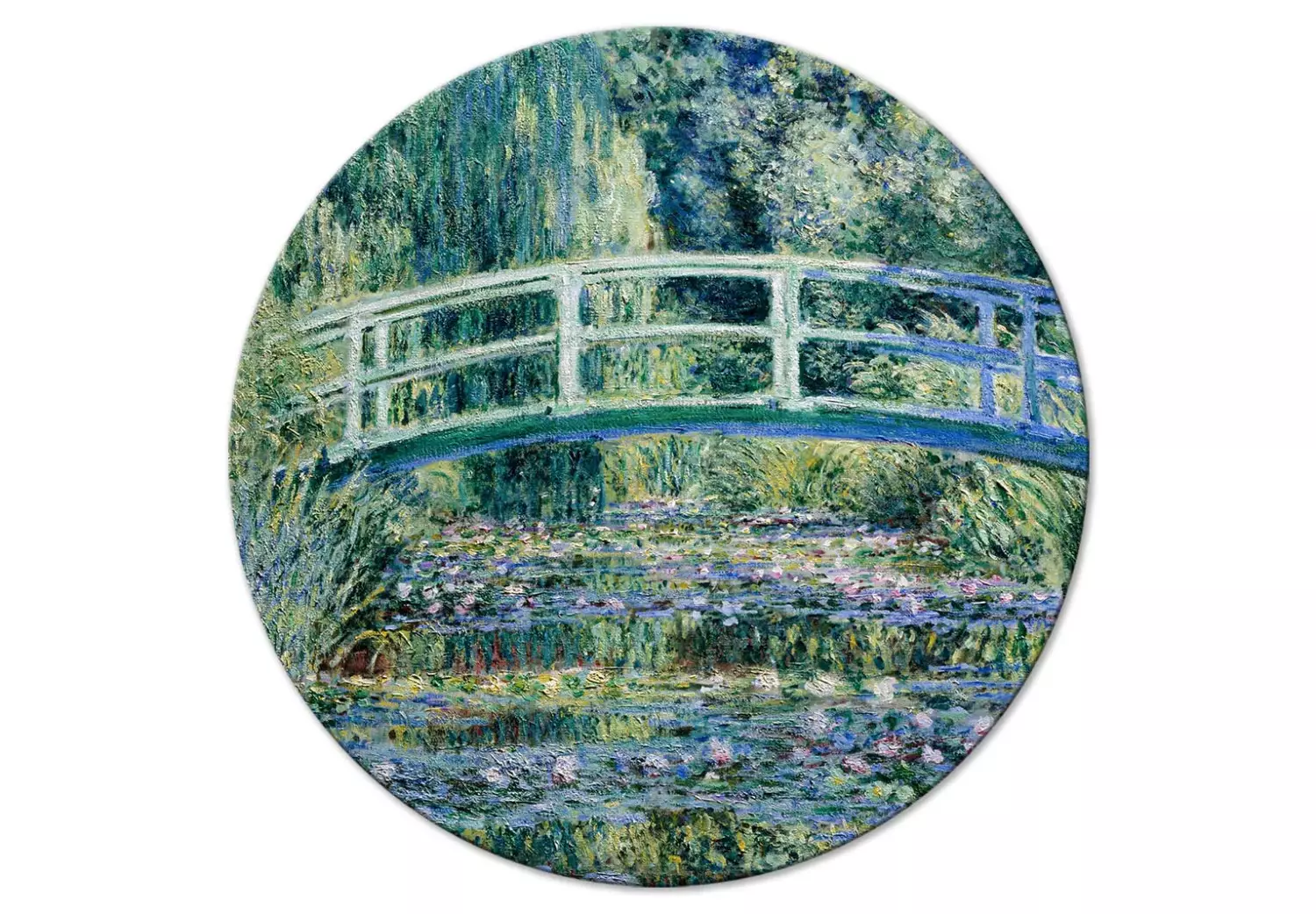 美品　Claude Monet 【arched bridge】 Japanese Footbridge, 1899 | McGaw Graphics