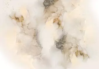 Photo Wallpaper Marble Impression - Elegant Abstraction in Gold and Beige Wallpaper Cropper
