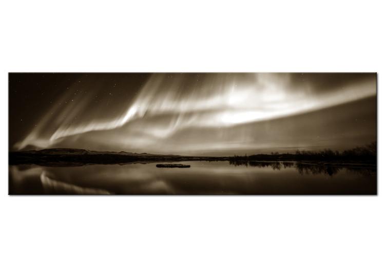 Large canvas print Lake in Sepia III [Large Format]