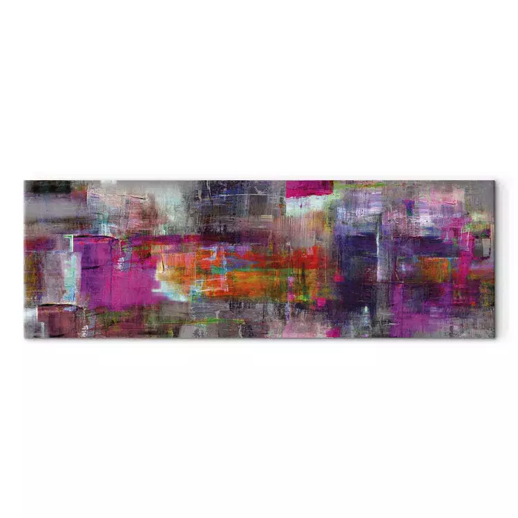 Canvas Land of Many Colors (1-piece) - colorful artistic abstraction