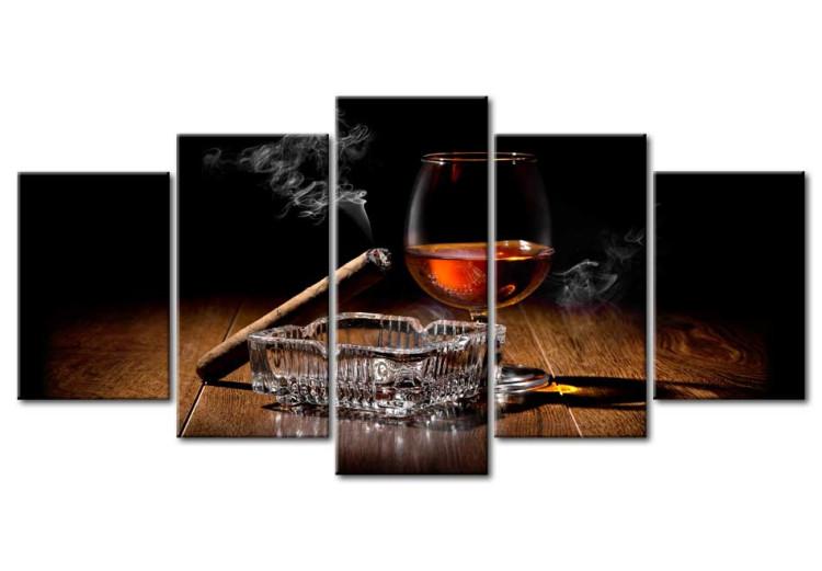 Canvas Masculine Luxury (5-piece) - alcohol and cigarette smoke in a vintage style