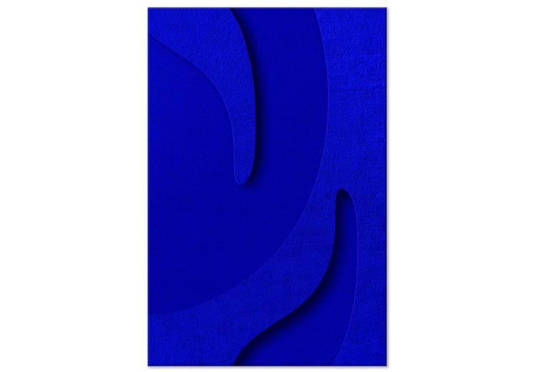 Canvas 3D Abstract (1-piece) - modern composition in maroon