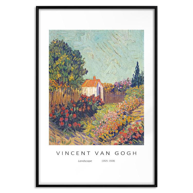 Poster Landscape - Reproduction of Vincent Van Gogh in a Modern Edition