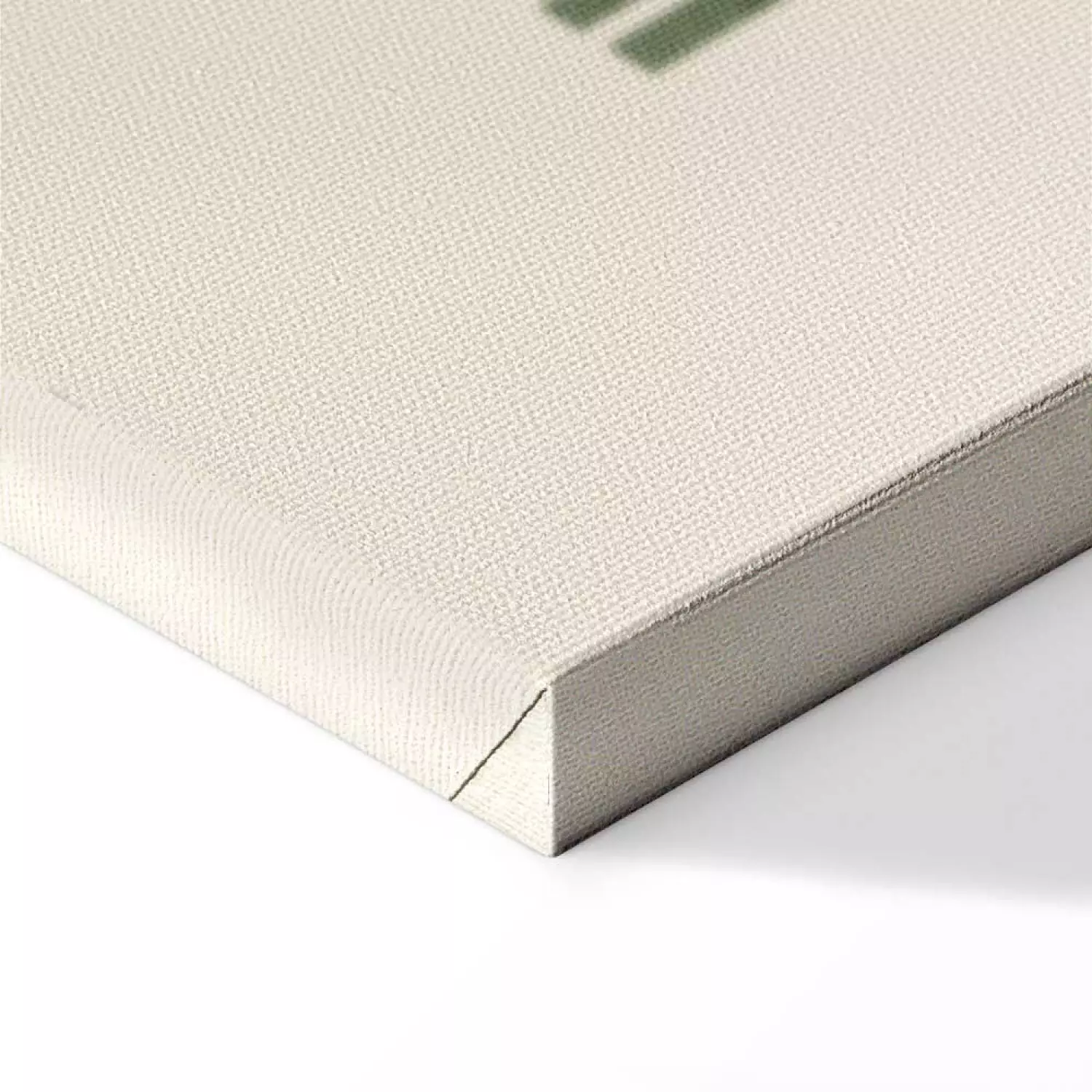 Canvas Abstraction - Rounded Shapes in Bright Colors on a Beige Background