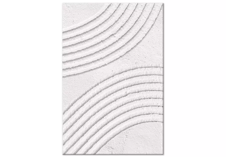 Canvas Structural Patterns - Rounded Elements Carved in Cement