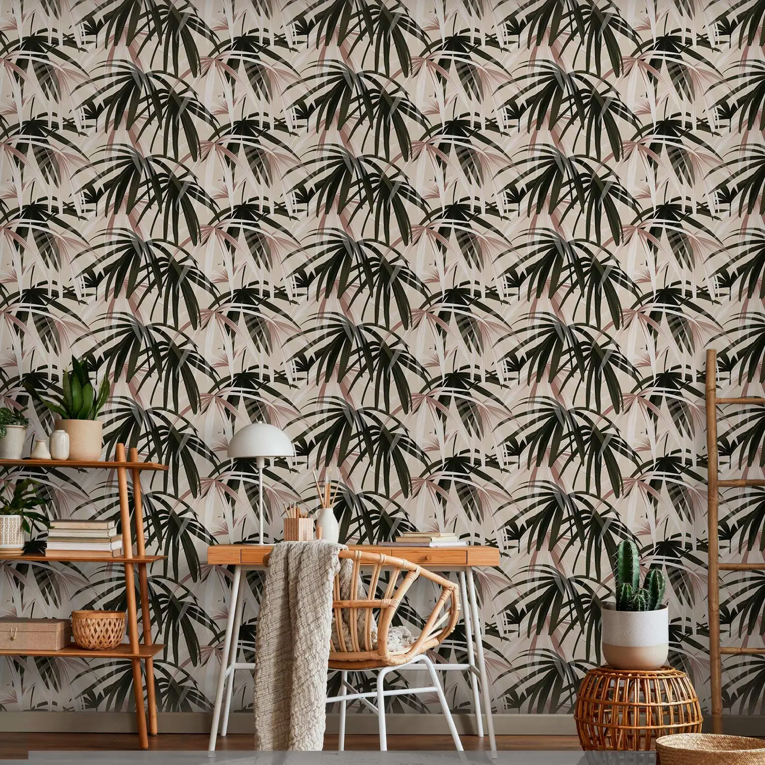 dark green pattern wallpaper