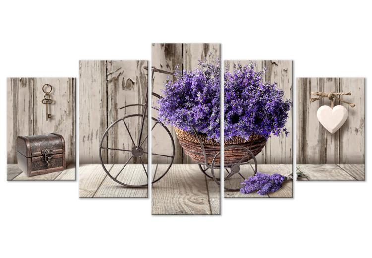 Canvas Secret Lavender Bouquet (5 Parts) Wide