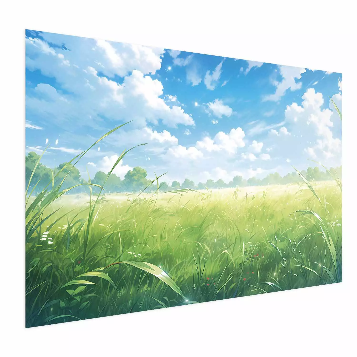 Wall Poster Computer Spring - A Rural Landscape in the Game’s Climate