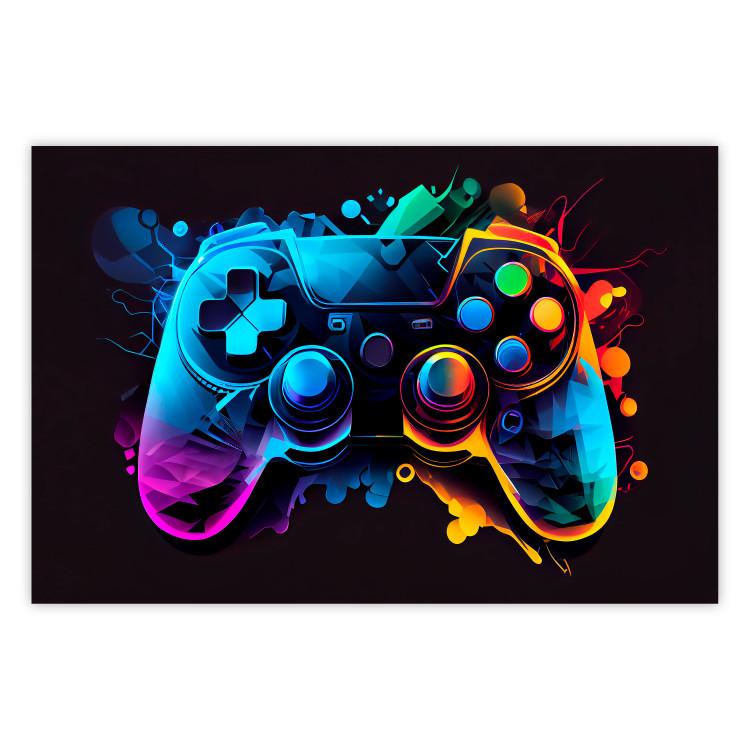Poster Colorful Controller - A Multi-Colored Design for the Player’s Room