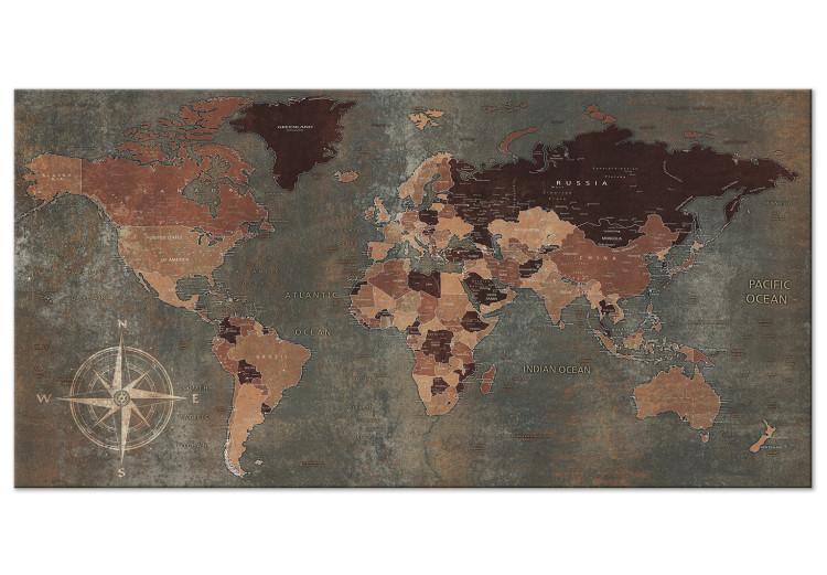 Large canvas print Ancient World Map II [Large Format]