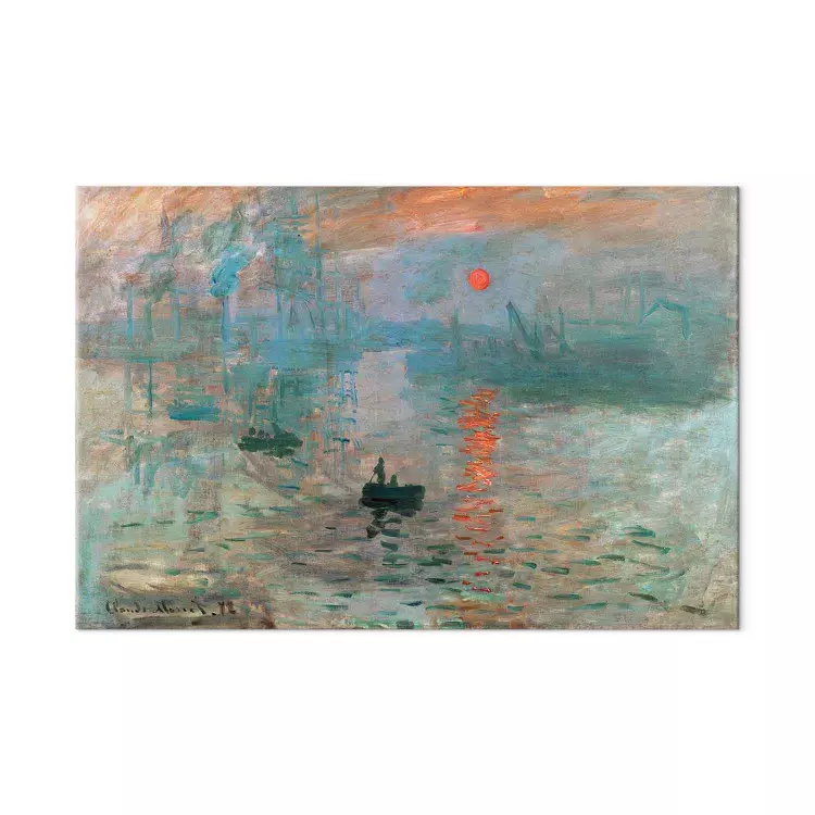 Claude Monet - Impression Sunrise - Painted Landscape of the Port
