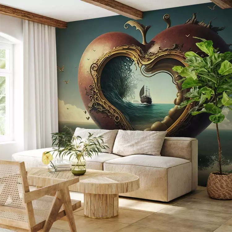 Ship in the Heart - A Surreal Landscape Inspired by Dali’s Works
