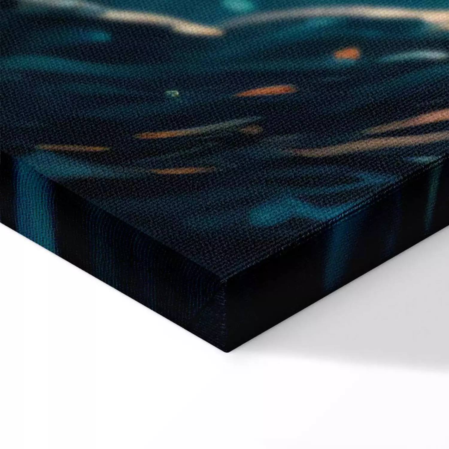 Canvas Print A Walk Among the Stars - A Figure Walking Towards the Horizon in the Middle of the Night