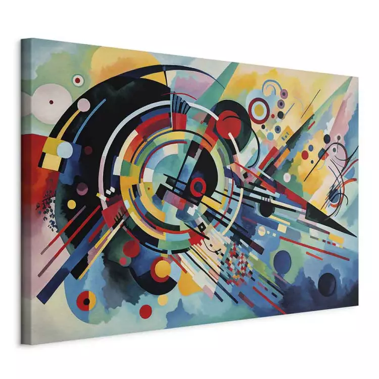 Color Detonation - Abstraction Inspired by Kandinsky’s Style