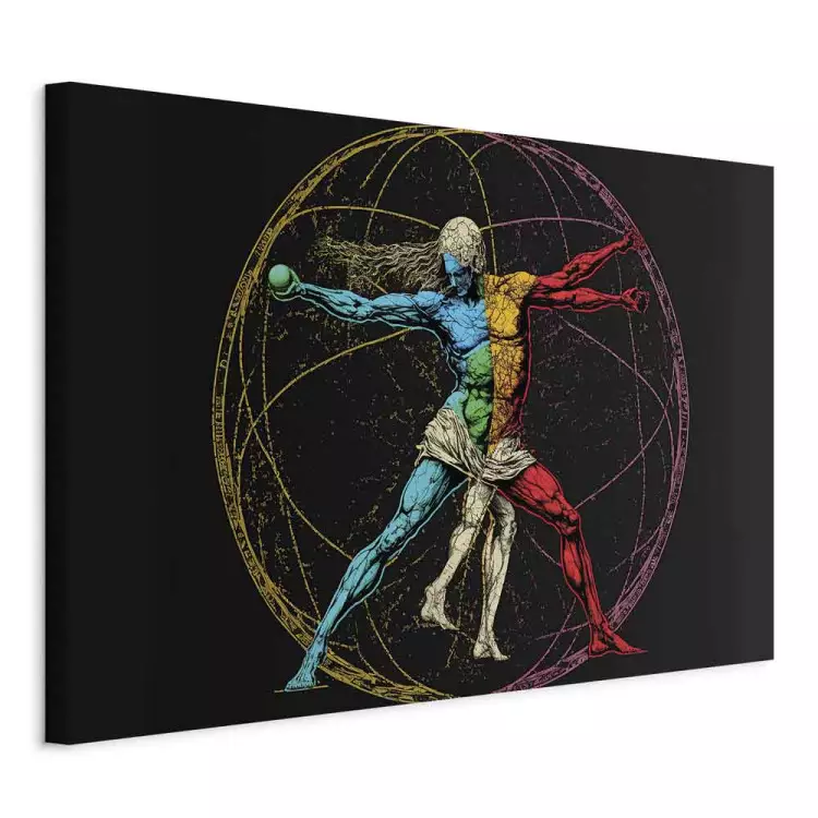 The Vitruvian Athlete - A Composition Inspired by Da Vinci’s Work