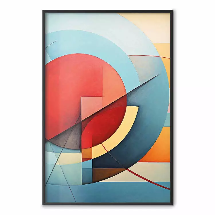 Deconstructivism - A Geometric Composition in the Style of Kandinsky