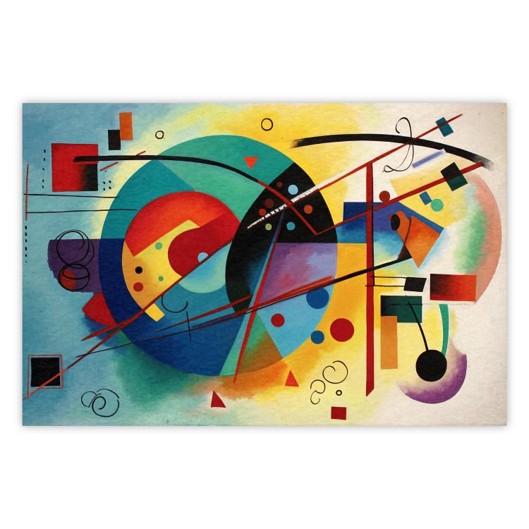 Poster Painterly Abstraction - A Composition Inspired by Kandinsky’s Work