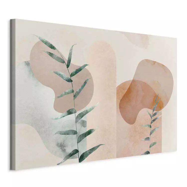 Plant Composition - Abstract Twigs Against the Background of Delicate Forms