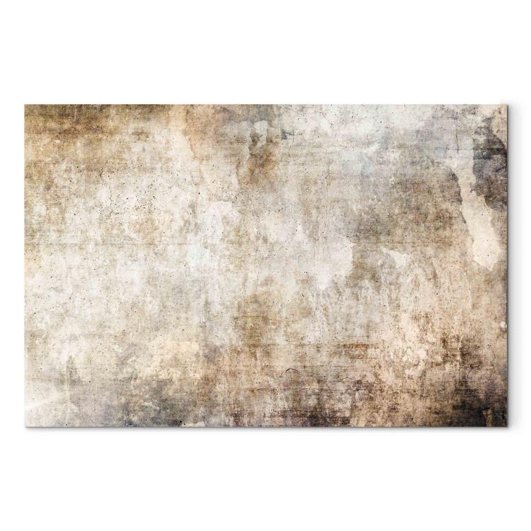 Canvas Rust Texture - Abstract Wall in Shades of Pastel Brown