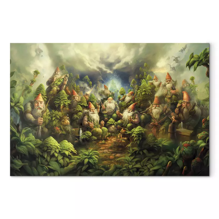 Canvas Crazy Forest Dwarves - Relaxation in Nature