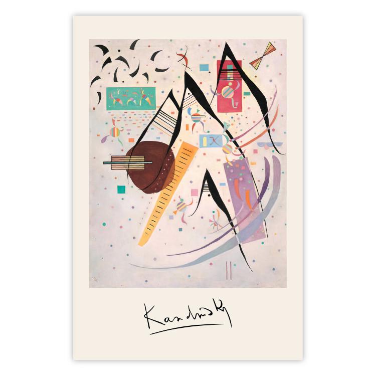 Poster Black Dots - Kandinsky’s Colorful and Disorderly Composition