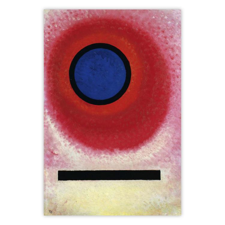 Poster Blue Circle - Kandinsky’s Composition With Expressive Colors