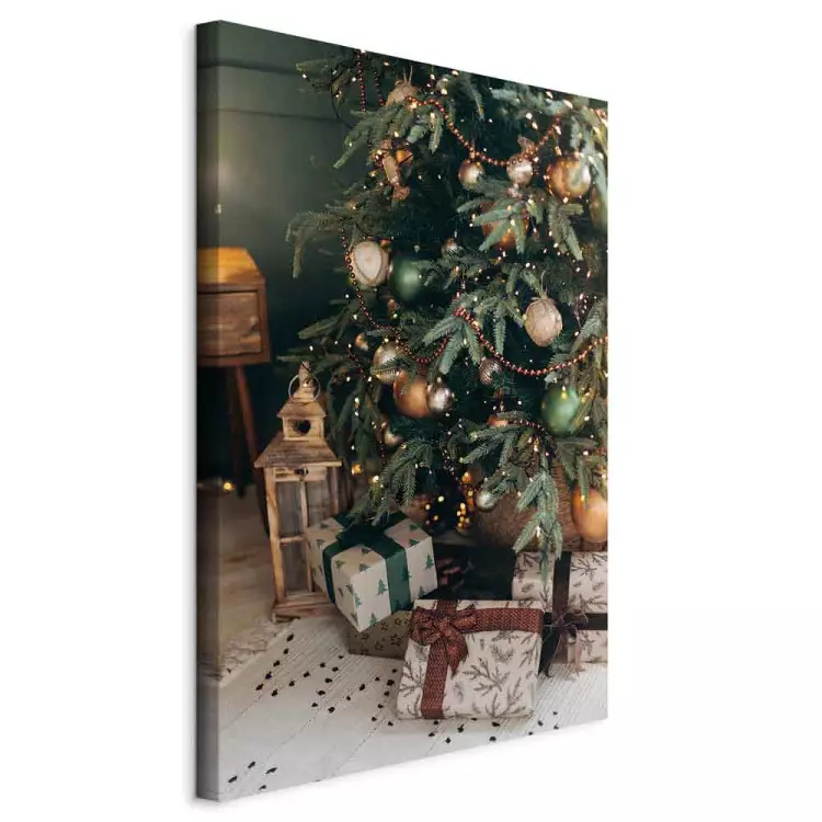 Christmas Time - Wrapped Gifts Arranged Under a Decorated Tree
