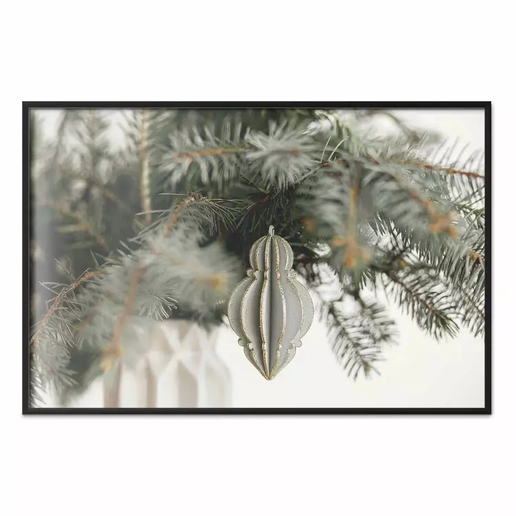 Christmas Decoration - Paper Ornament Hung on Twigs