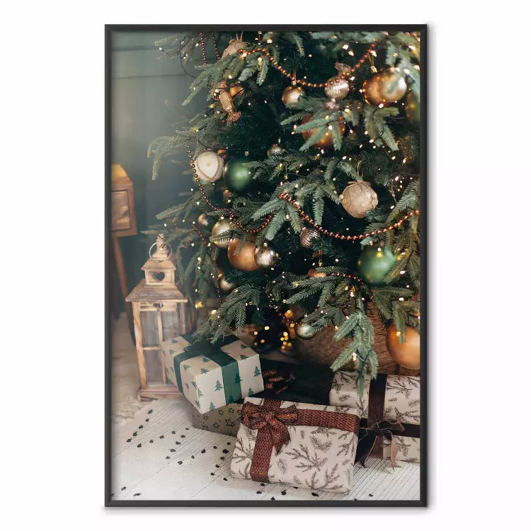 Christmas Time - Presents Arranged Under a Christmas Tree Decorated With Ornaments