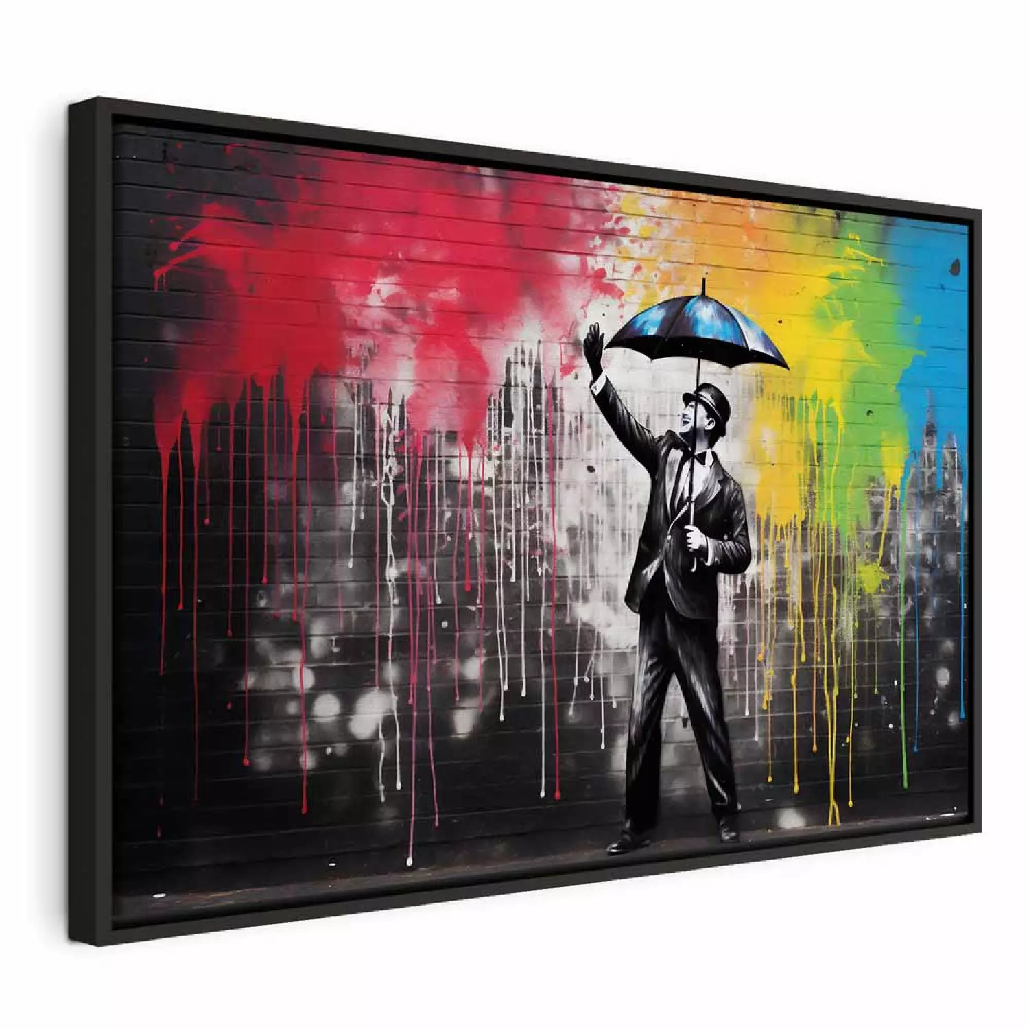 『Singin&#39; in the Rain』　蜜蝋画　絵画　イラスト　インテリア Singin' in the Rain, Singing in the Rain, Movie Art, Gene