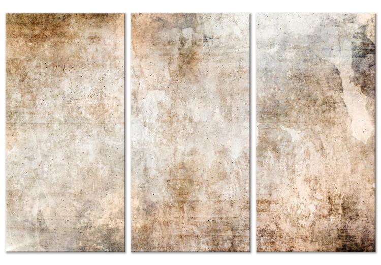 Canvas Rust Texture - Textural Abstraction in Shades of Pastel Brown