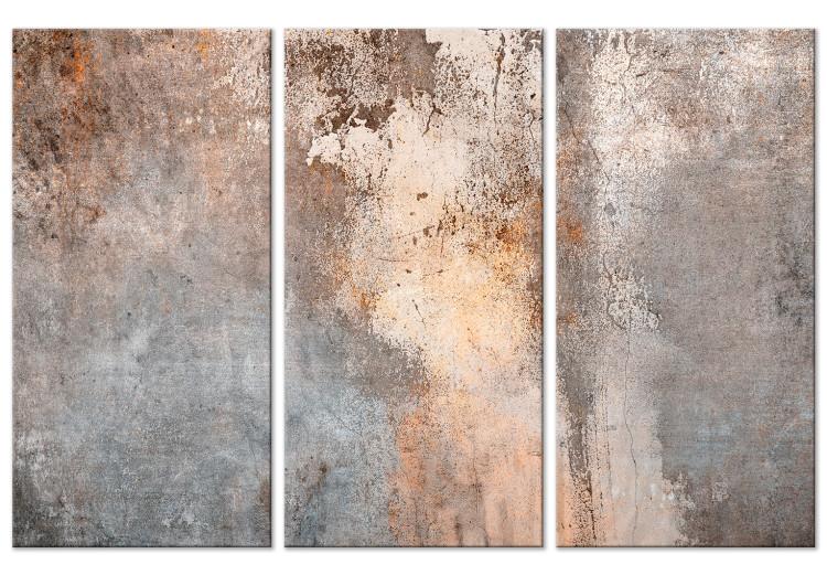 Canvas Worn Rust - Abstract Textures in Sepia and Gray Colors