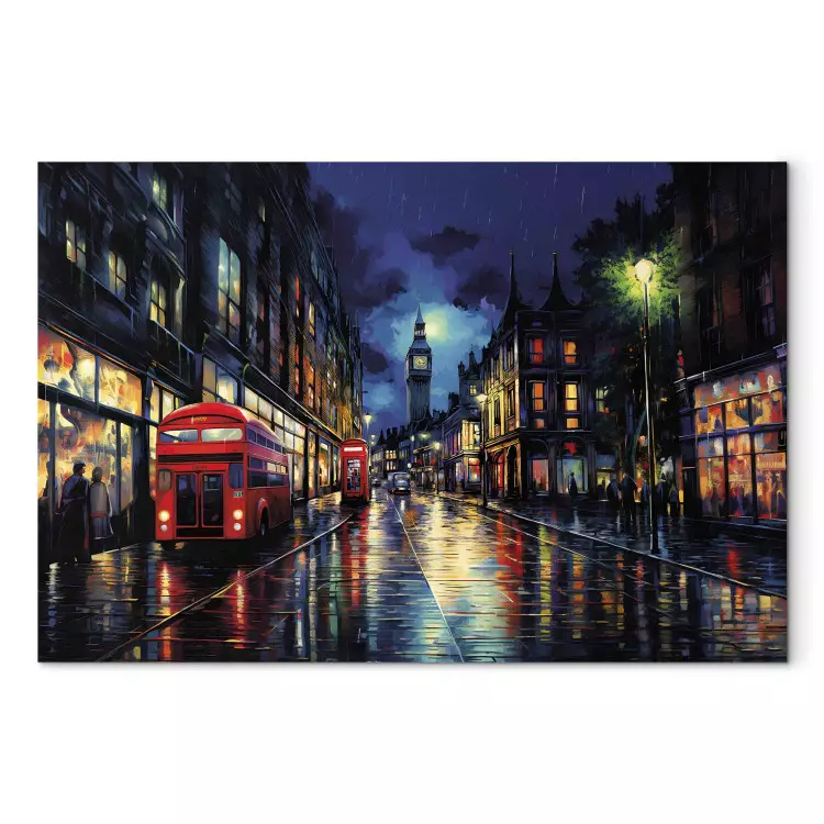 Canvas  London - Artistic Interpretation of the City's Dynamic Life