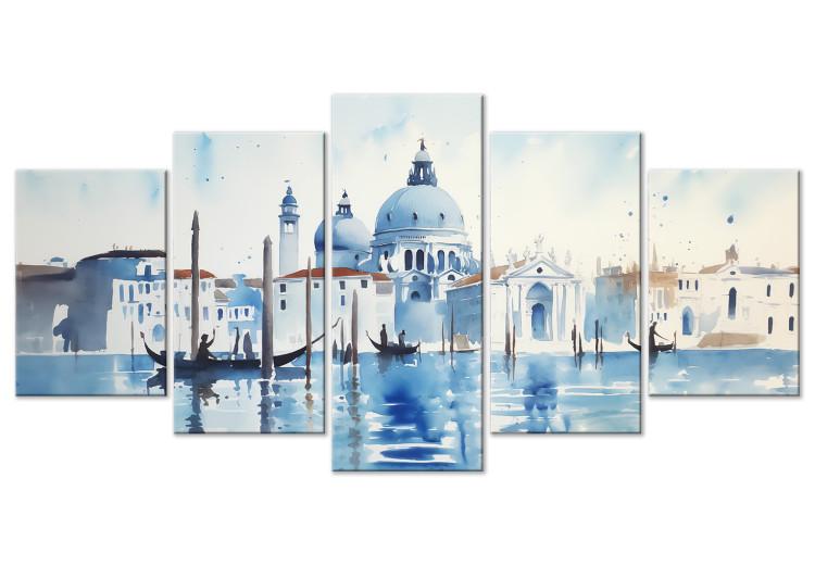 Canvas Venice - Scenic Landscape with Historic Architecture in the Background