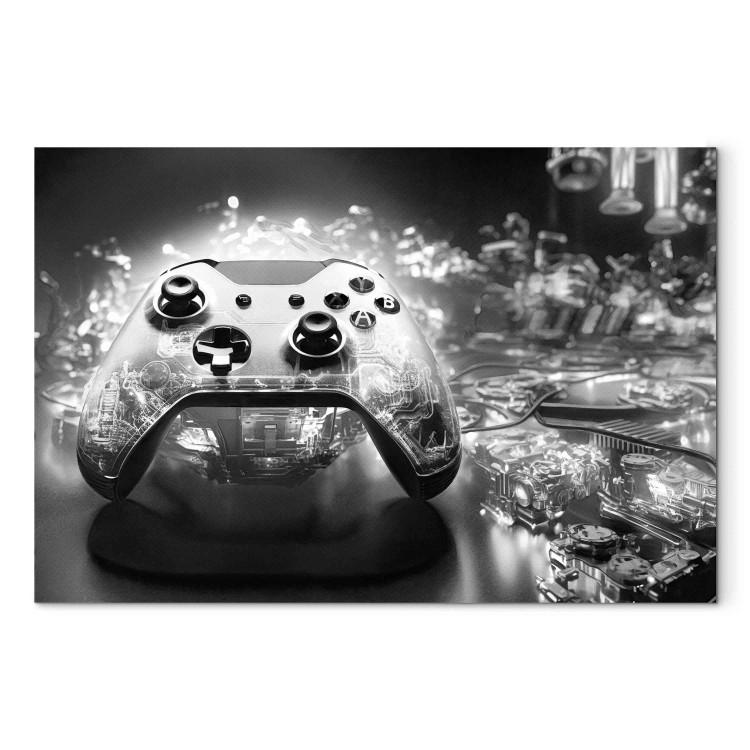 Canvas Gaming Technology - Black and White Gaming Pad