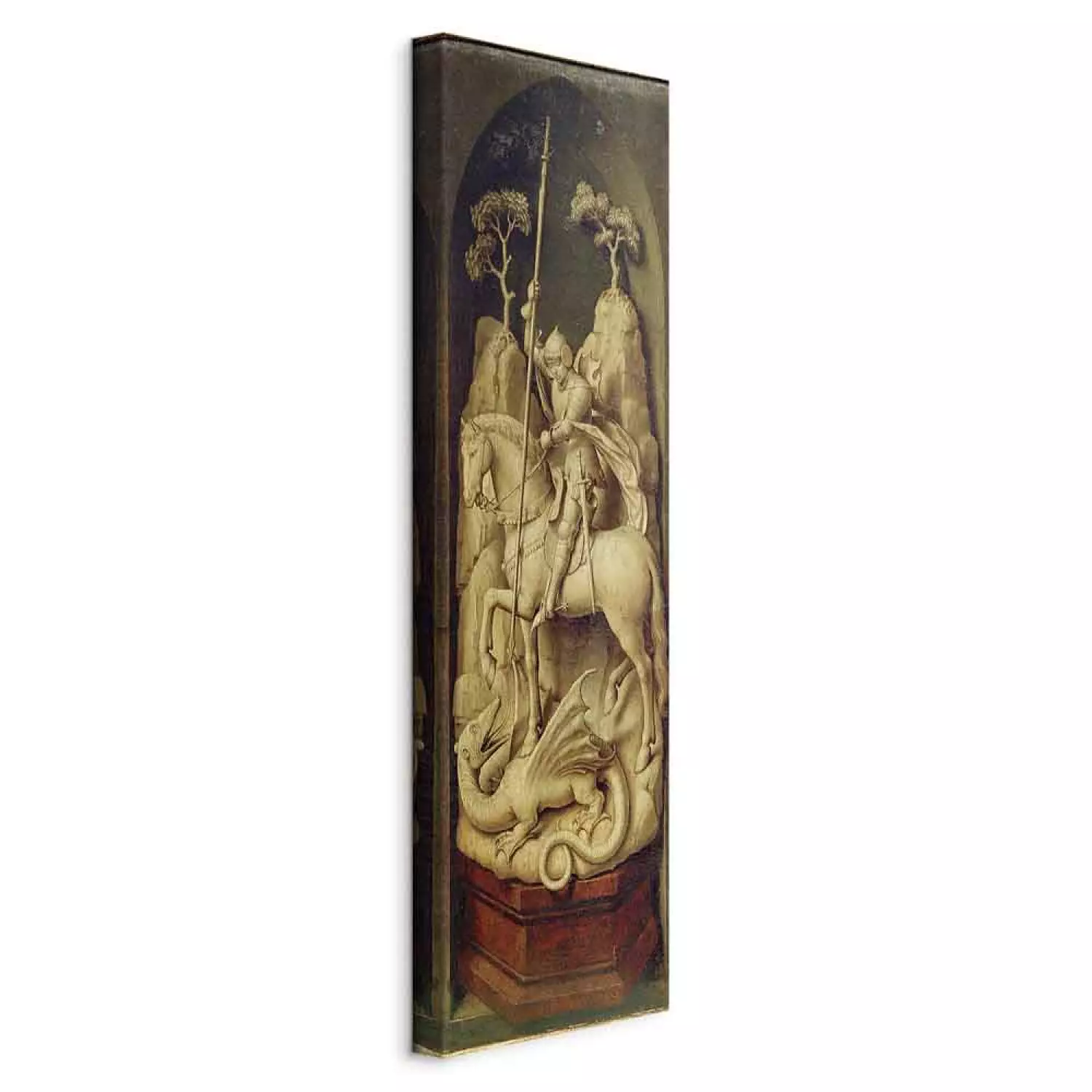 Reproduction Painting Rogier van der Weyden - Saint George slaying the dragon