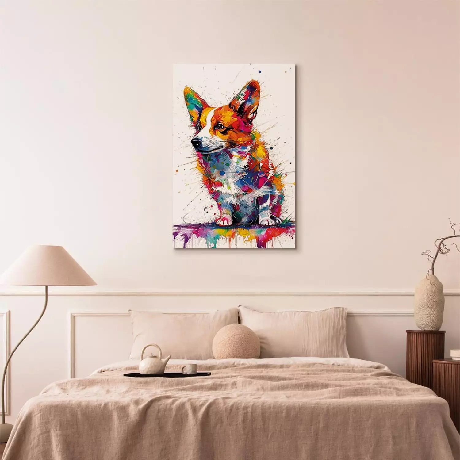 Corgi canvas art outlet