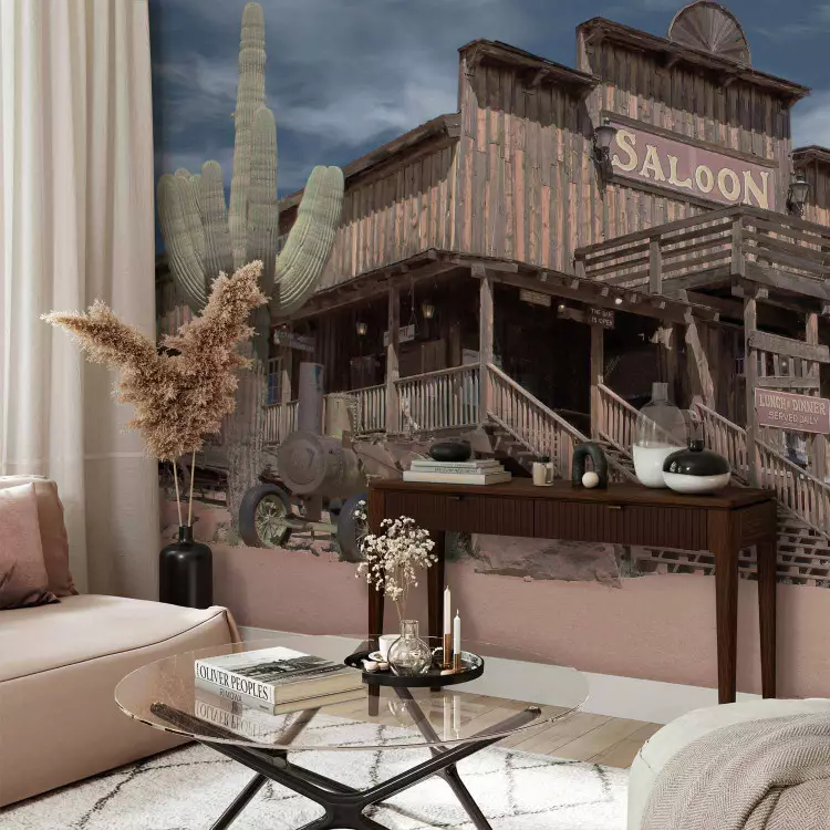 old western town saloon