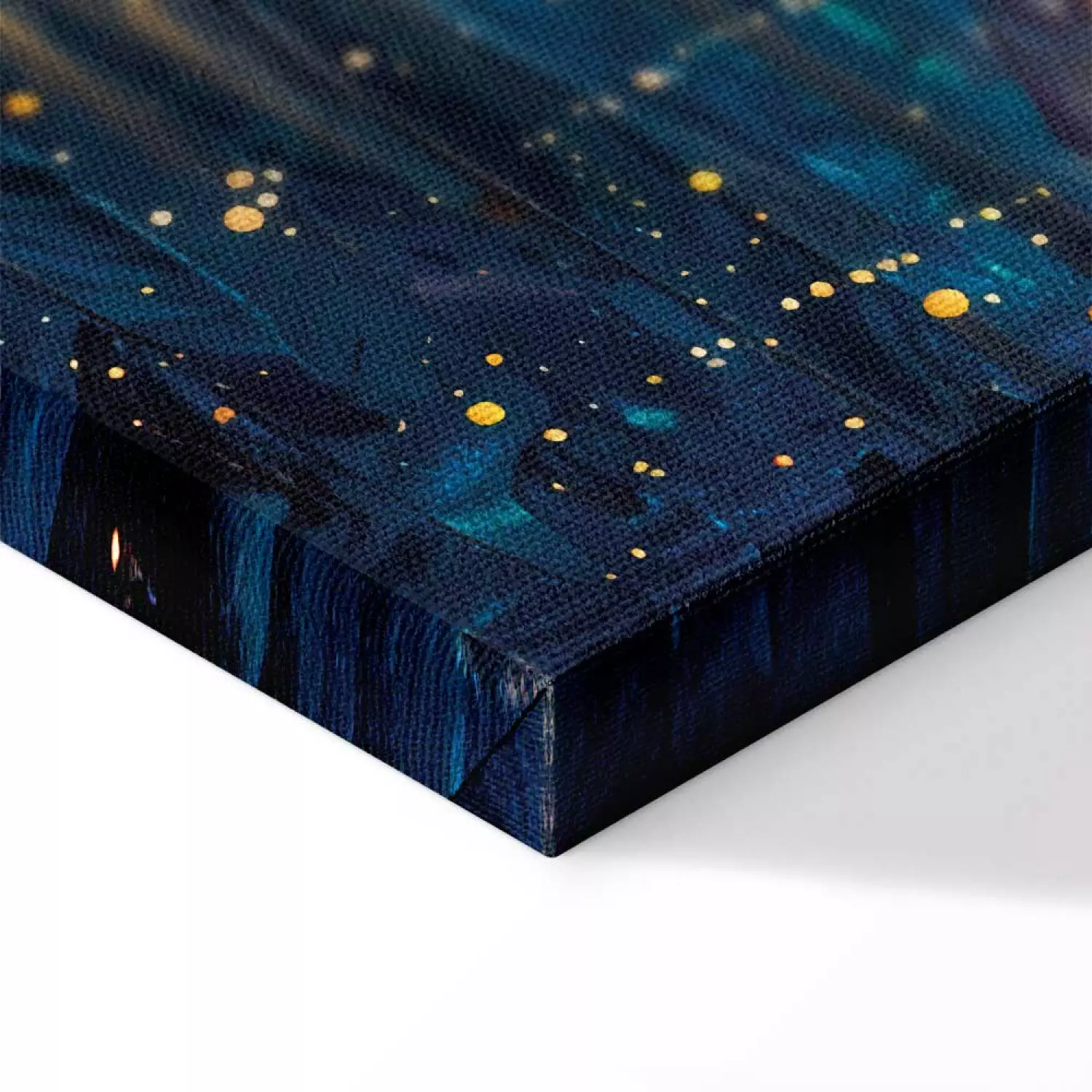 Canvas Print Starry Imagery - Night Cruise Inspired by Van Gogh's Art