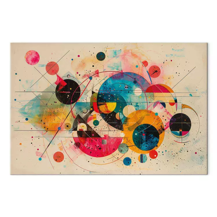 Cosmic Abstraction - Kandinsky-style Colourful Circles and Forms