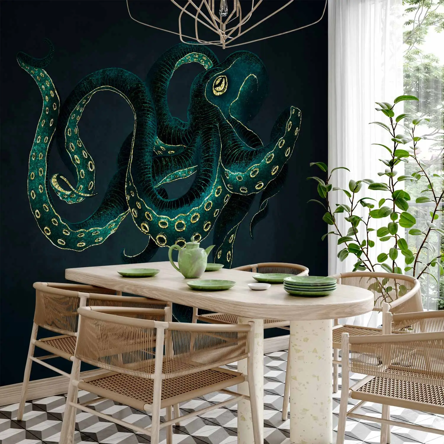 octopus wallpaper for walls