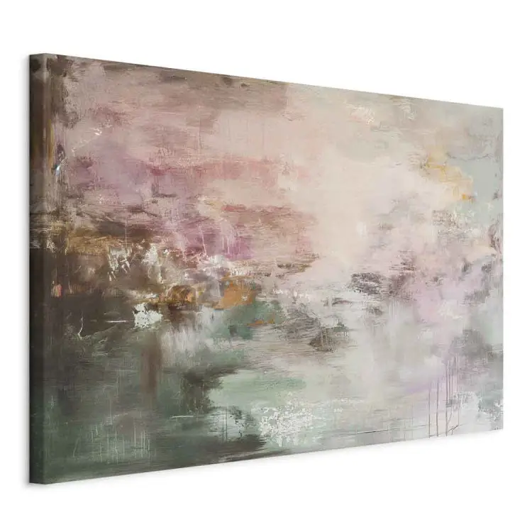 Pastel Dawn - Gentle Colors of Rising Sun in Abstract Landscape