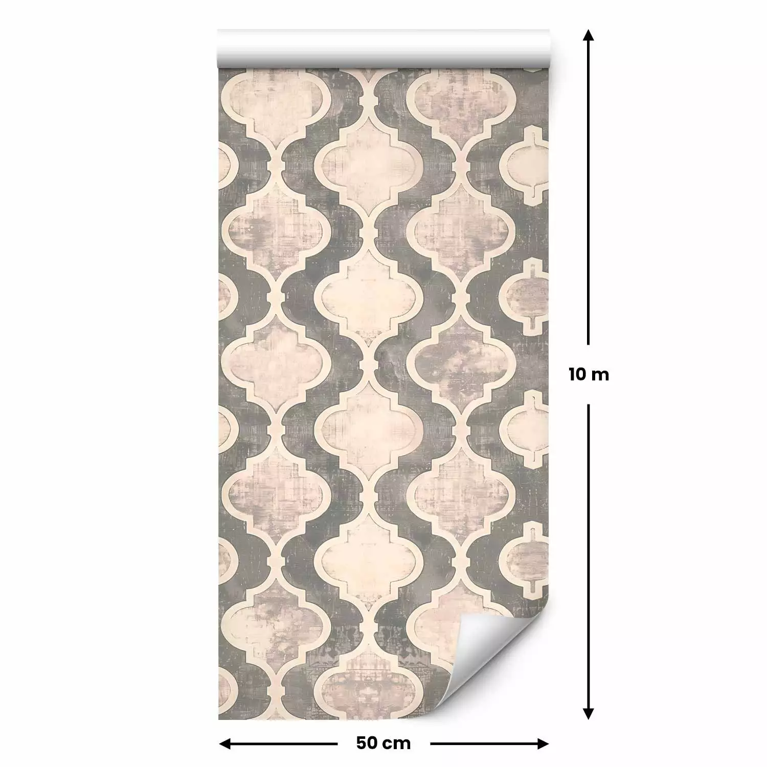 Modern Wallpaper Rustic Elegance - Delicate Motif Inspired by the Orient