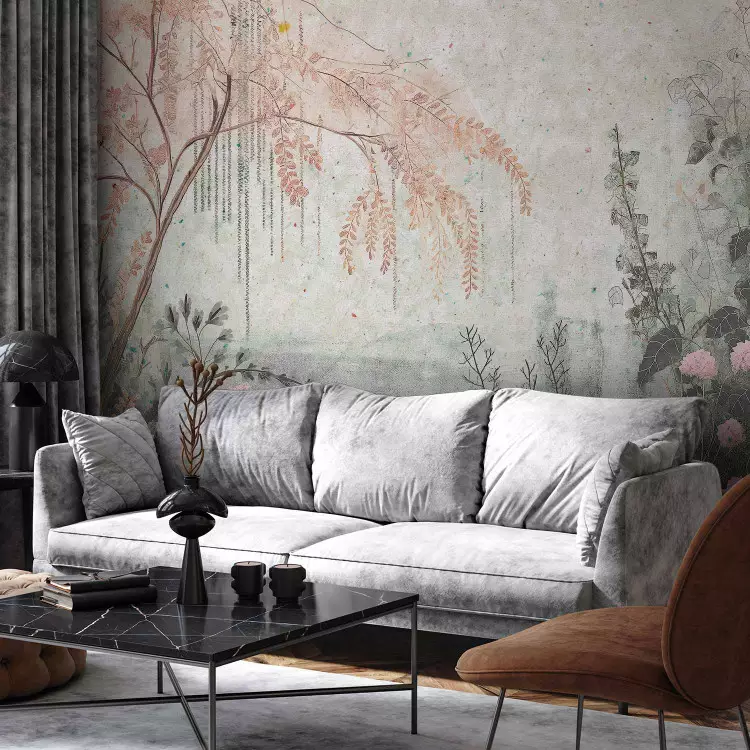 Floral Dream - Plant Composition with Soft Colors and Fine Details