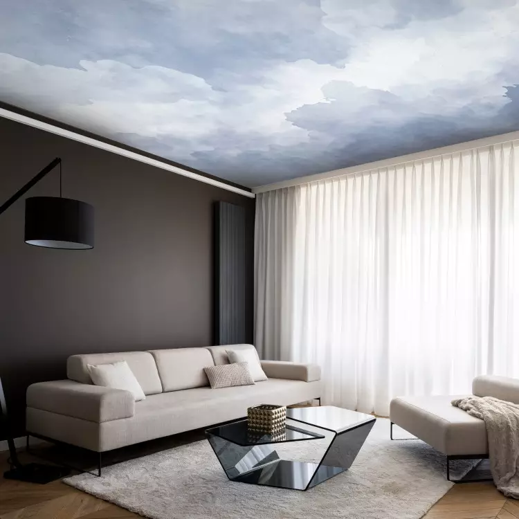 Pastel Dream - Composition of Light and Soft Clouds Creating a Calm Atmosphere