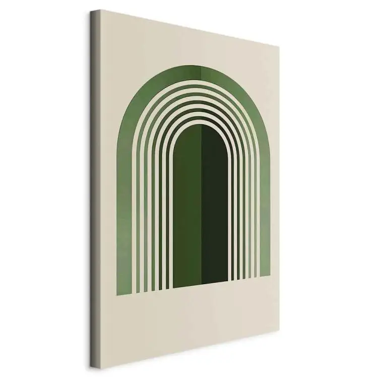 Inspired by Bauhaus - Minimalist Arches in a Gradient Color Scheme