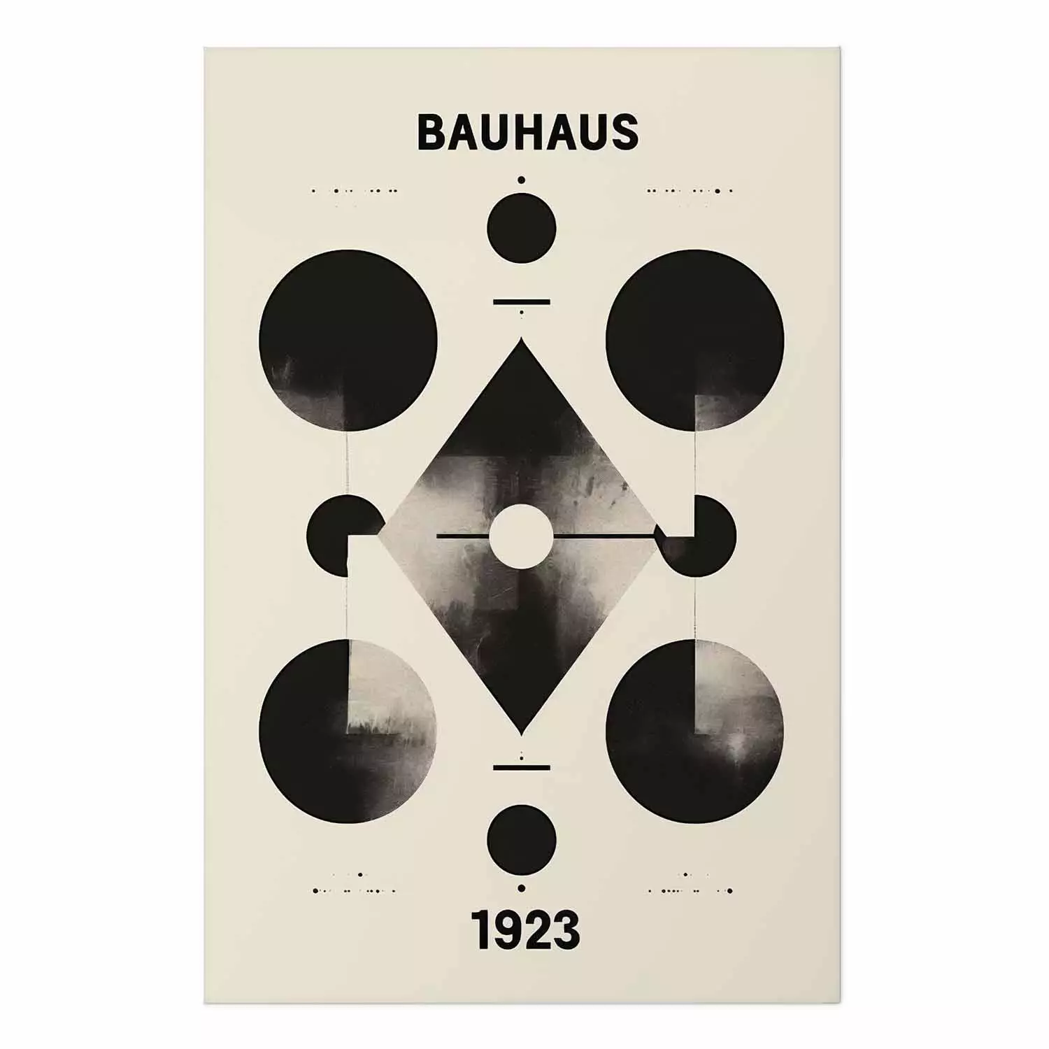Wall Poster Inspired by Bauhaus - geometric patterns in modernist style from 1923